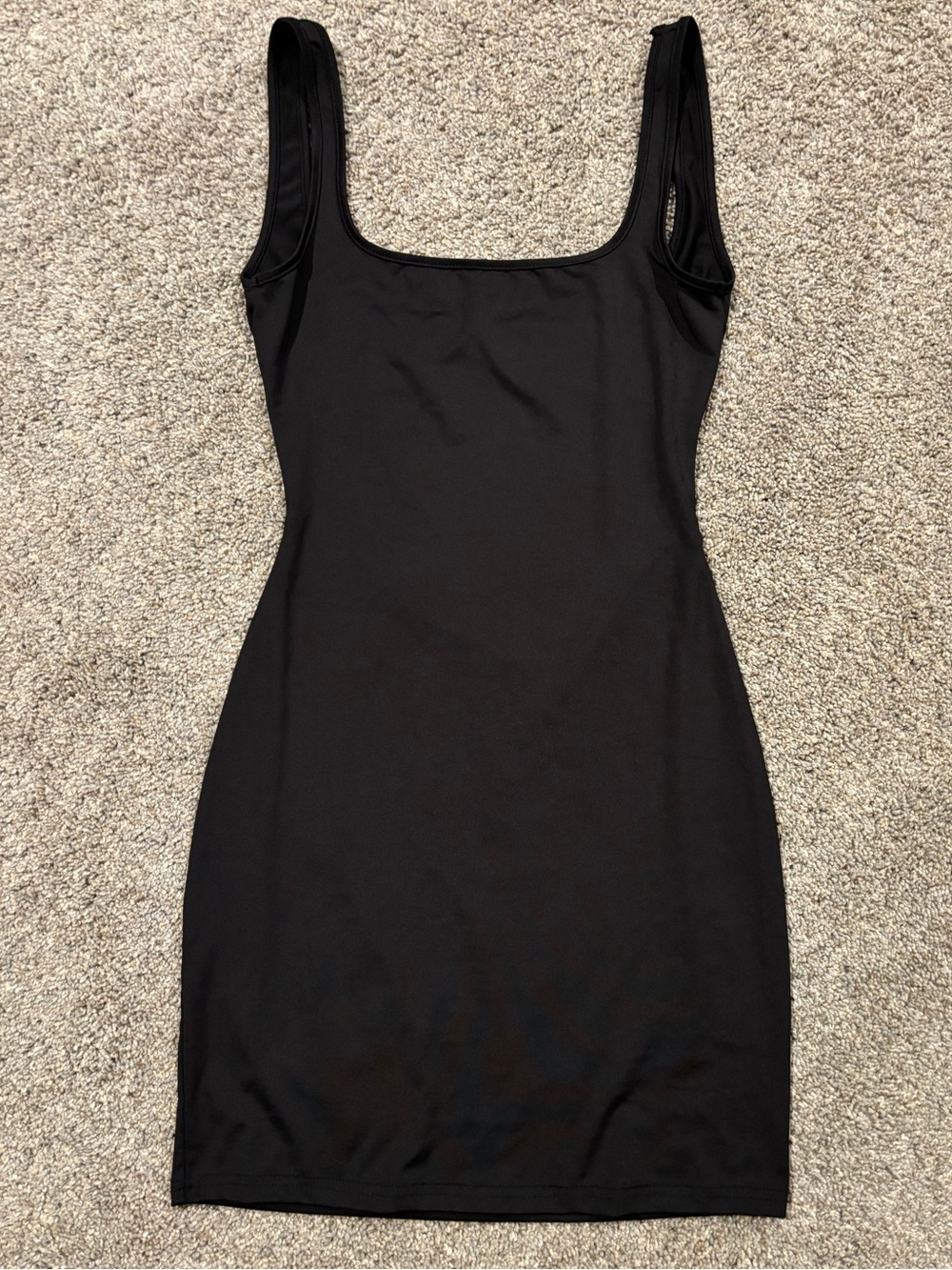 Classic Black Scoop Neck Activewear Dress Size 6 Beginning Boutique